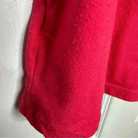 Old Navy Tunic Shirt Flowy Bell  Sleeves Pinkish Red Size Large (10-12) - Picture 16 of 16